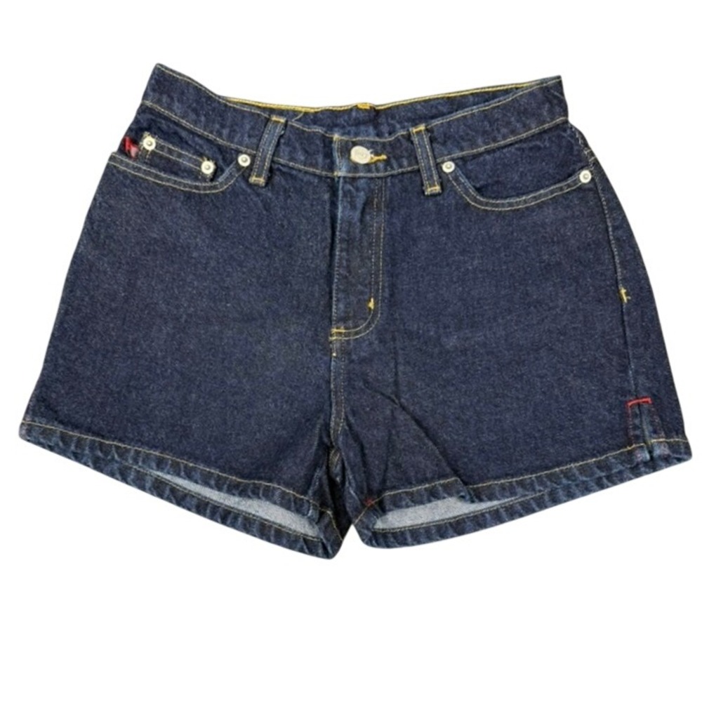 VTG Polo Jeans Co Ralph Lauren Women Dark Wash Weekender Denim Shorts Size 2 NWT